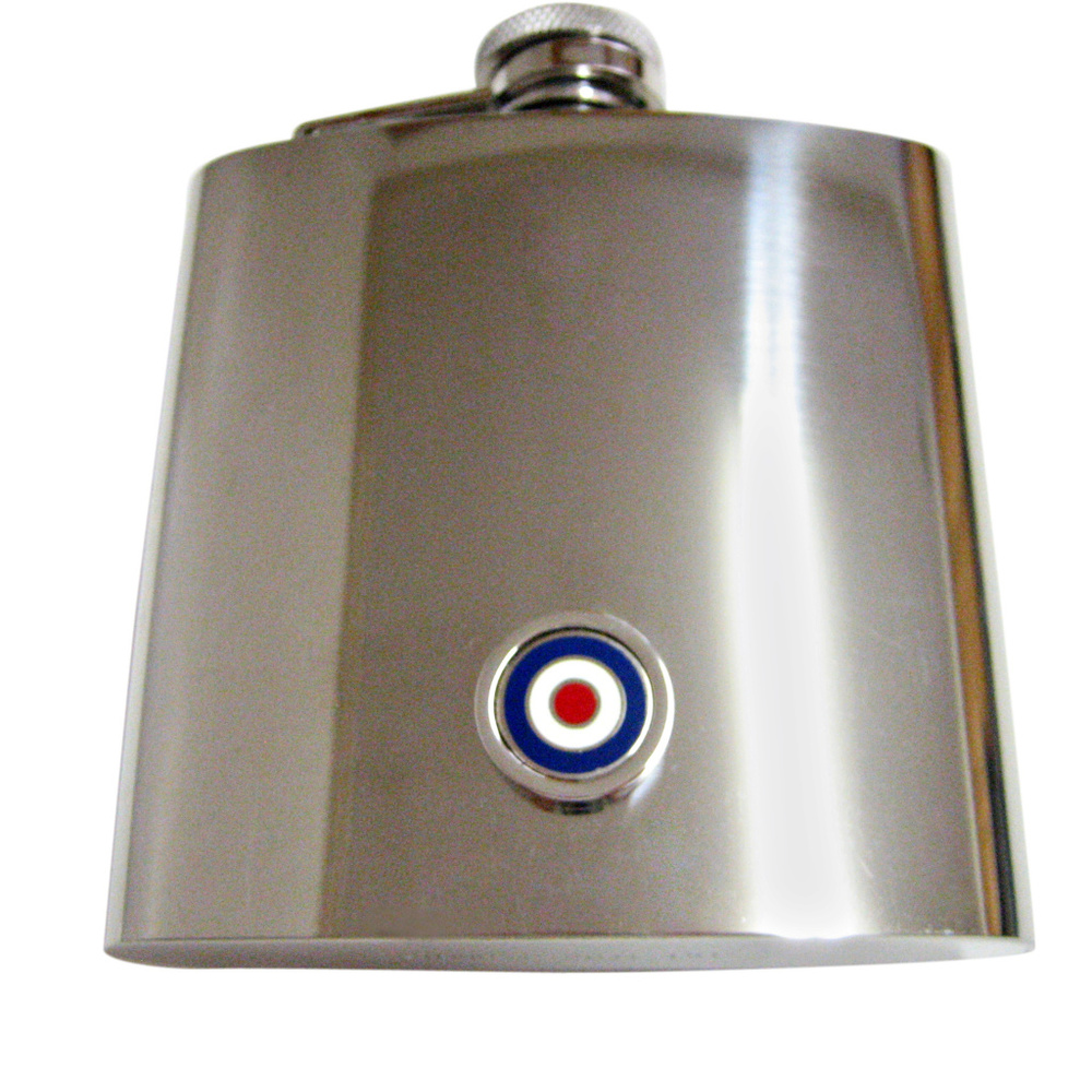 Bordered Roundel Design Large Flask - image 1
